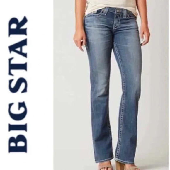 Big Star Casey K Low Rise Boot Cut Jeans - Picture 1 of 9